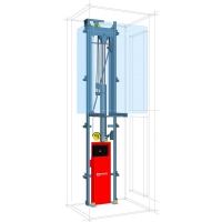 SRD Elevator MRL TIGER MK-II Hydraulic Lift L Type Suspension System